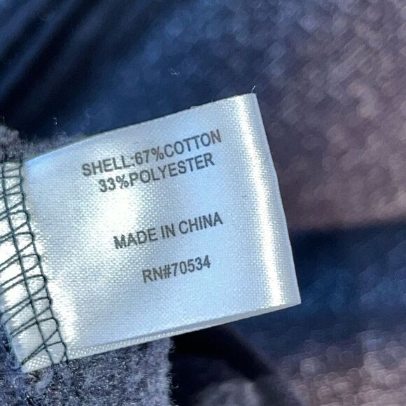 Orvis Long Sleeved Sweater Men’s XLarge Gray 1/4 Zip Long Sleeve Knit Ribbed Hem - Picture 7 of 11